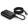 Мережевий зарядний пристрій Hewlett-Packard HP 65 Вт GaN Laptop Charger 2xUSB-C Black (196337694811)