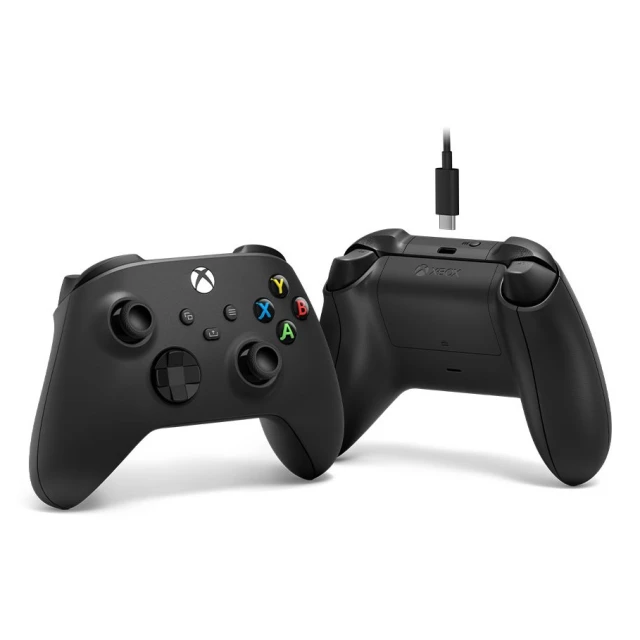 Геймпад Microsoft Xbox Series бездротовий Black + USB-C (196388518265)