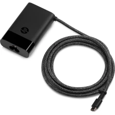 Мережевий зарядний пристрій Hewlett-Packard HP 65 Вт Laptop Charger USB-C Black (196548308255)