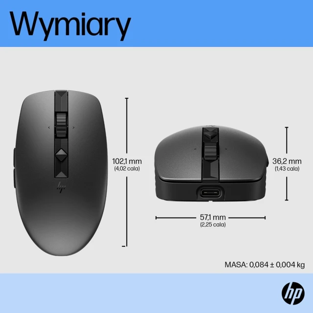 Миша HP 710 Rechargeable Silent Mouse бездротова з акумулятором Black (196548822683)