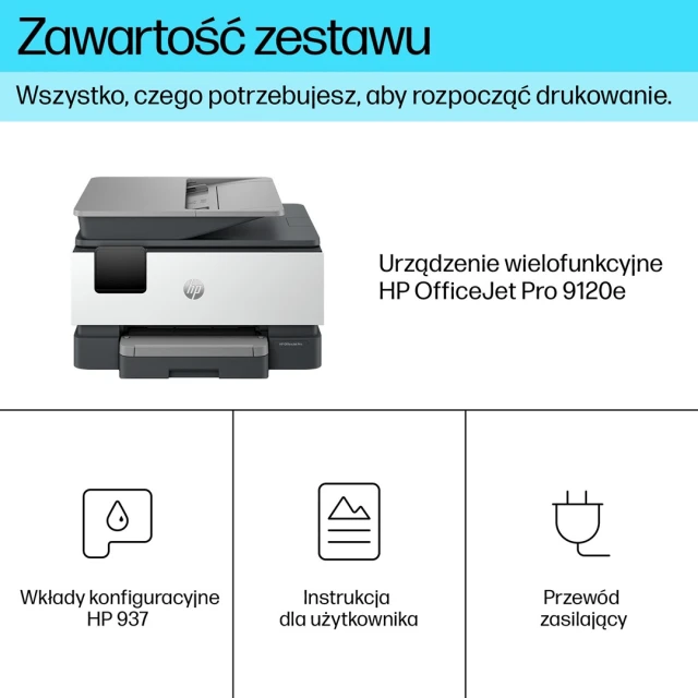 Багатофункціональний пристрій Hewlett-Packard HP OfficeJet Pro 9120e (196786895975)