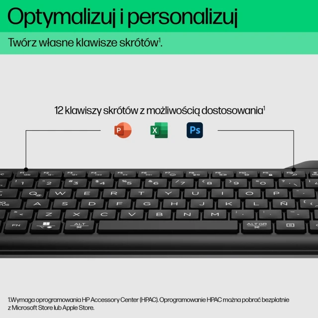 Клавиатура HP 460 Multi-Device беспроводная Bluetooth Black (197192766934)