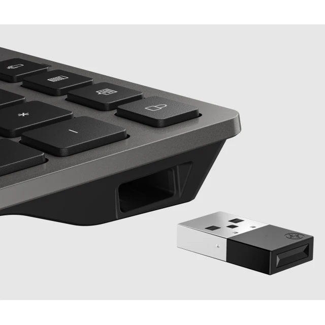 Клавіатура HP 720 Multi-Device Rechargeable Wireless Keyboard бездротова US розкладка Nightfall Black (198122140725)