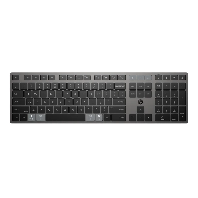 Клавіатура HP 720 Multi-Device Rechargeable Wireless Keyboard бездротова US розкладка Nightfall Black (198122140725)
