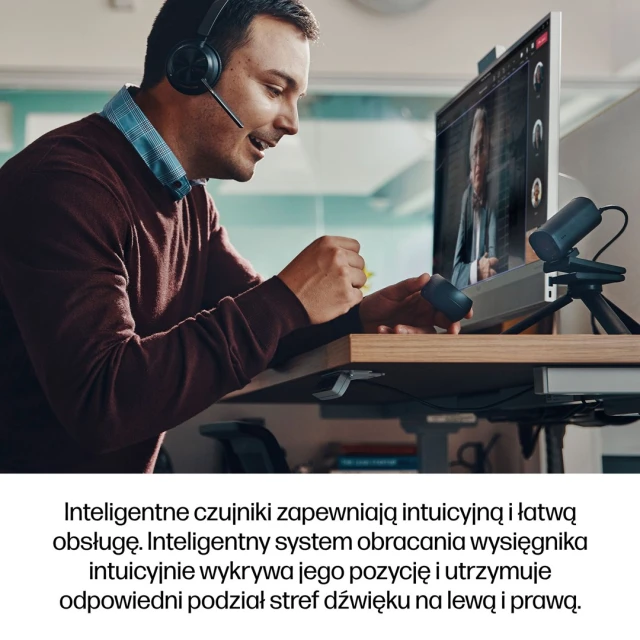 Гарнітура Poly Voyager Focus 2 бездротова USB-C з підставкою для заряджання Black (198415336521)