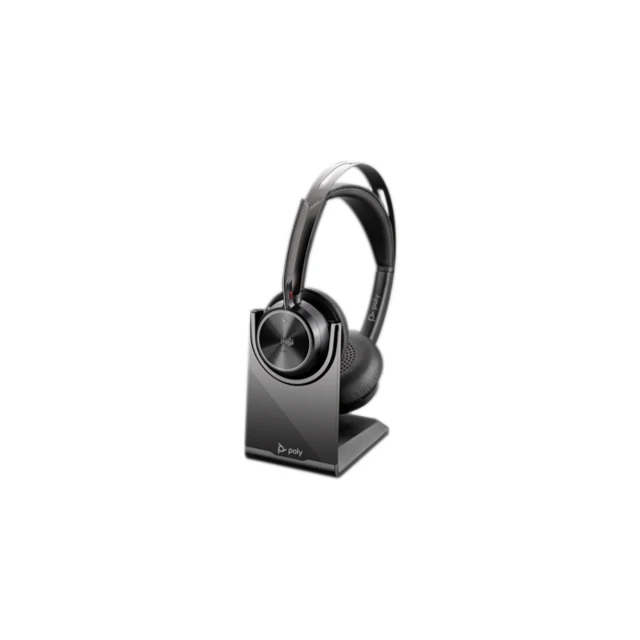 Гарнітура Poly Voyager Focus 2 бездротова USB-C з підставкою для заряджання Black (198415336521)
