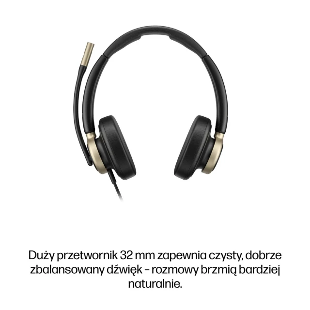 Гарнітура HP Poly Mission 825 Stereo USB (199251821936)