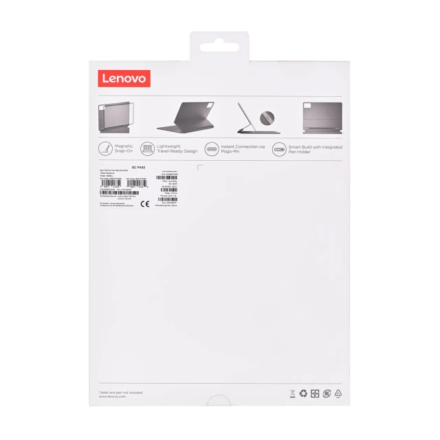 Чохол-клавіатура Lenovo Folio для Idea Tab Plus US-EN розкладка Light Grey (199271013359)
