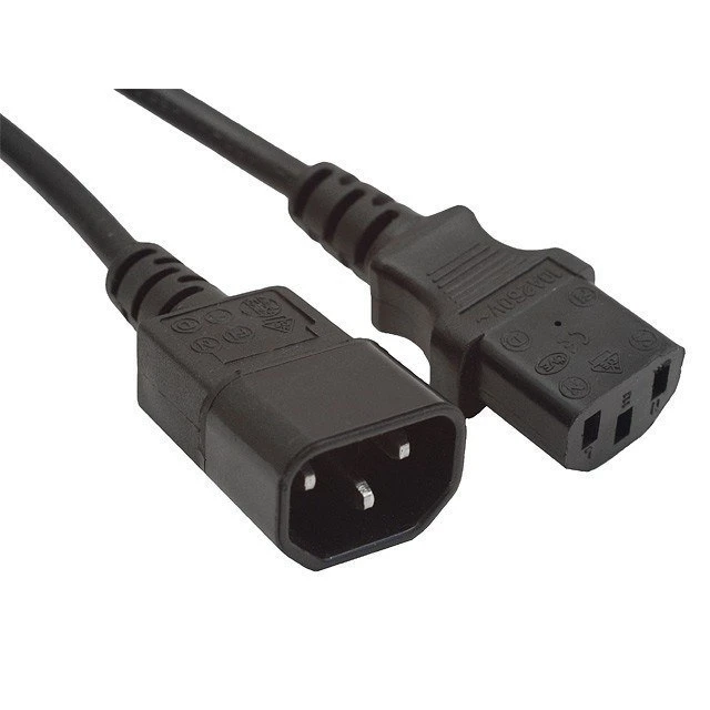 Подовжувач живлення Cablexpert IEC C14-C13 1,8 м Black (PC-189-VDE)