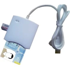 Зчитувач смарт-карт Transcend USB PC/SC N68 White (2000000643144)