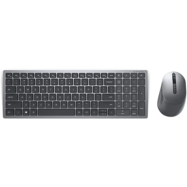 Комплект клавіатура + миша Dell KM7120W бездротовий Bluetooth з батареями Titan Gray (2000001148136)