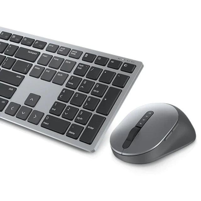 Комплект клавіатура + миша Dell Pro Multi-Device KM7321W бездротовий литовська розкладка Titan Grey (2000001226704)