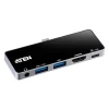 Док-станція Aten UH3238 USB-C Travel Dock з Power Pass-Through (2000001245682)
