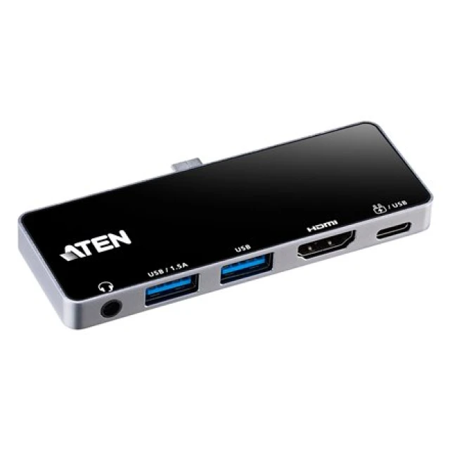 Док-станція Aten UH3238 USB-C Travel Dock з Power Pass-Through (2000001245682)