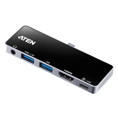 Док-станція Aten UH3238 USB-C Travel Dock з Power Pass-Through (2000001245682)