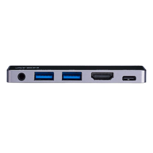 Док-станція Aten UH3238 USB-C Travel Dock з Power Pass-Through (2000001245682)