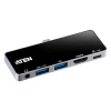 Док-станція Aten UH3238 USB-C Travel Dock з Power Pass-Through (2000001245682)