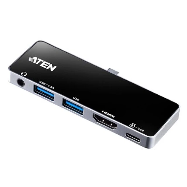 Док-станція Aten UH3238 USB-C Travel Dock з Power Pass-Through (2000001245682)