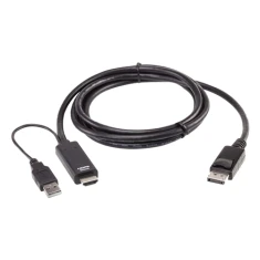 Кабель Aten 2L-7D02HDP True 4K HDMI — DisplayPort 1,8 м (2000001251928)