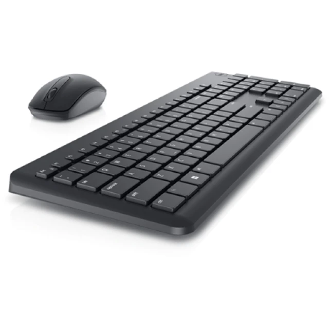 Комплект клавіатура + миша Dell KM3322W бездротовий литовська розкладка Black (2000001254370)
