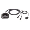 KVM-перемикач Aten US3312 2-портовий USB-C 4K DisplayPort з дистанційним вибором портів (2000001254653)