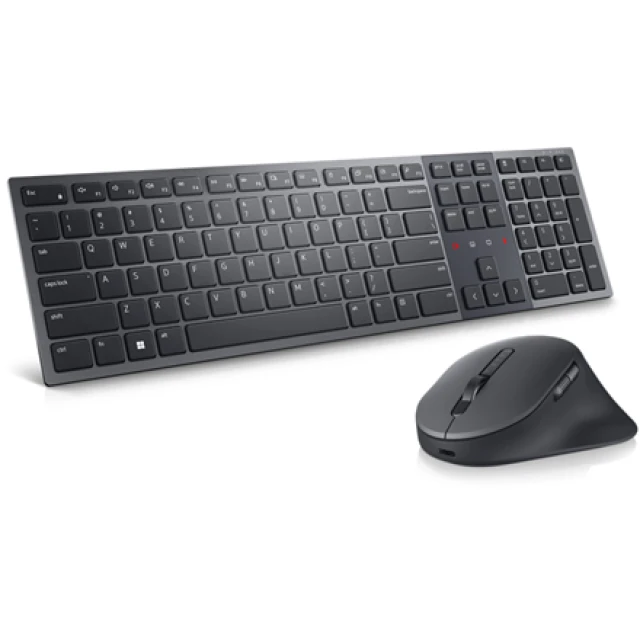 Комплект клавіатура + миша Dell Premier Collaboration KM900 бездротовий LT розкладка Graphite (2000001290972)