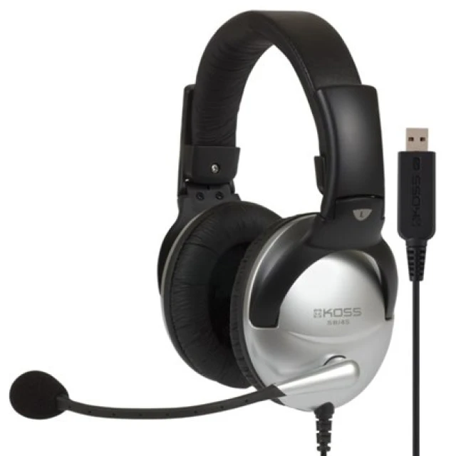 Наушники Koss SB45 USB игровые Silver/Black (212991782012)
