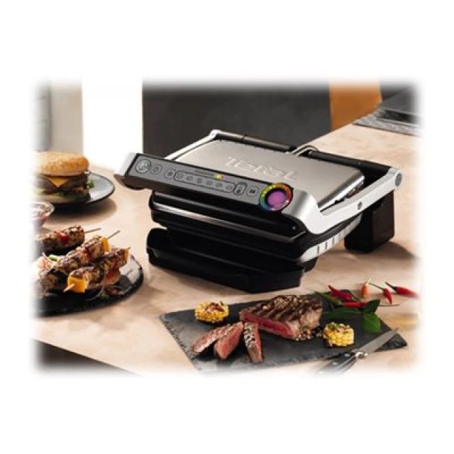 Електрогриль Tefal OptiGrill+ GC712834 2000 Вт Black (3016661150074)