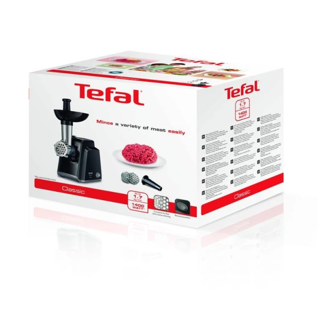 М'ясорубка Tefal NE105838 1400 Вт Black (3016661150425)