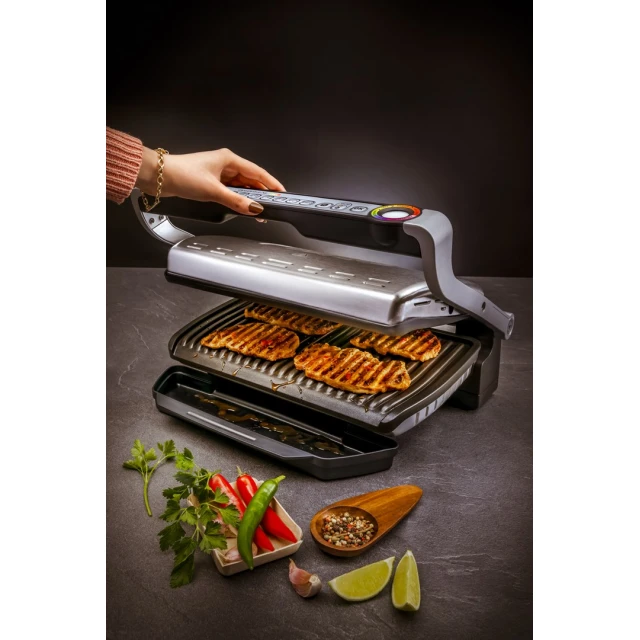 Електрогриль Tefal Optigrill+ XL GC724D12 2000 Вт Black (3016661150722)