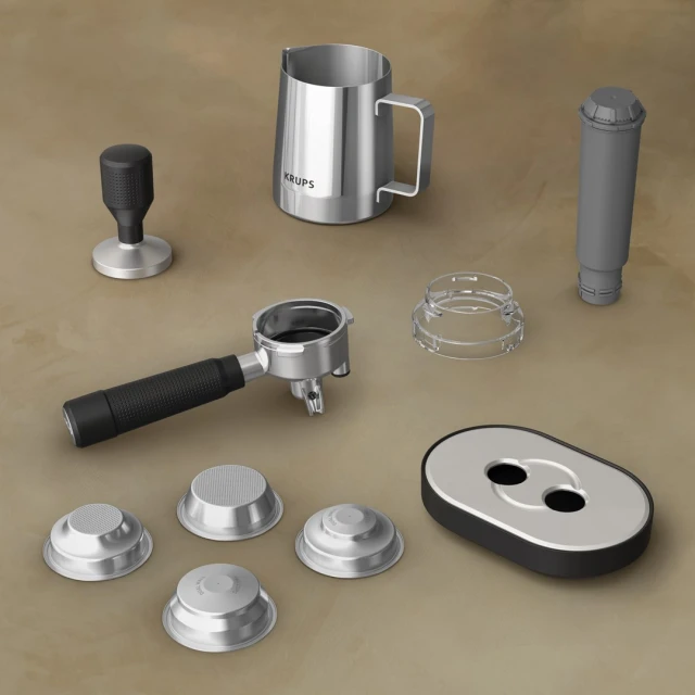 Кавоварка ріжкова Krups Precision XP801T10 3 л (3016661178894)
