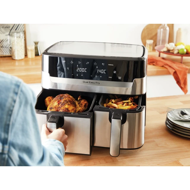 Аерогриль Tefal DualEasy EY905D10 (3045380024236)