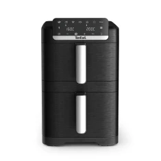 Аерогриль Tefal Easy Fry Crispy Stack EY7528E0 2700 Вт 6 л + 4 л Black (3045380406094)