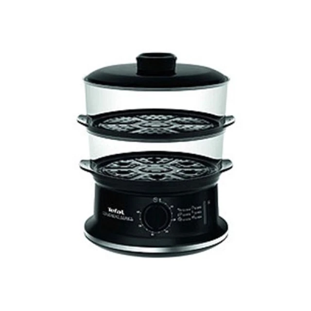 Пароварка Tefal VC140135 900 Вт 2 корзини Black (3045386358632)