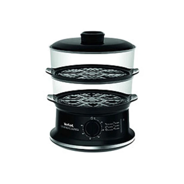 Пароварка Tefal VC140135 900 Вт 2 корзини Black (3045386358632)