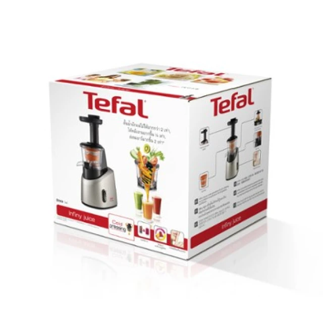 Соковижималка шнекова Tefal ZC255B 200 Вт Silver (3045387200022)