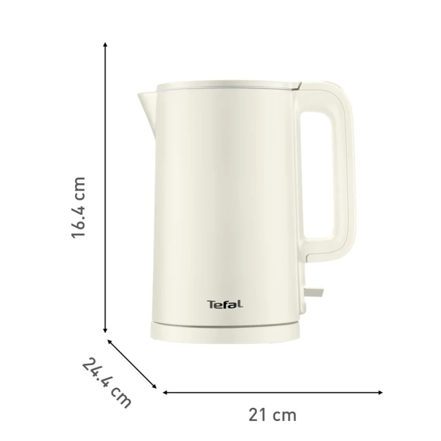 Електрочайник Tefal Thermo Protect KO140AE0 1,5 л 1500 Вт White (3045387294328)