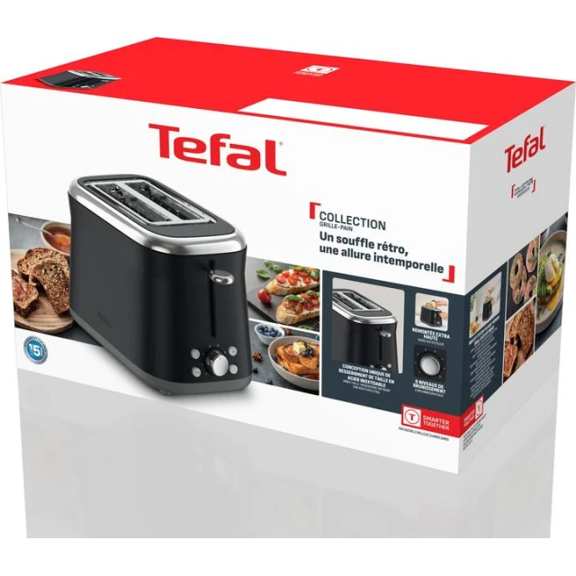 Тостер Tefal Retro TT7208E0 850 Вт Black (3045387297022)
