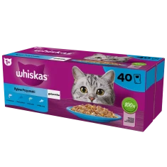 Влажный корм для котов Whiskas Adult Рыбный микс 40 шт x 85 г (3065890155053)