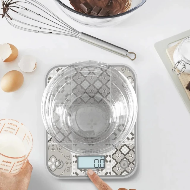 Ваги кухонні Tefal Optiss Digital 5 кг Mosaic (3121040092453)