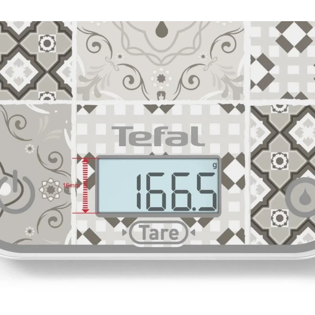 Ваги кухонні Tefal Optiss Digital 5 кг Mosaic (3121040092453)