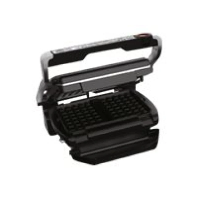Електрогриль Tefal Optigrill+ GC716D12 з насадкою для вафель 2000 Вт Silver (3168430281202)