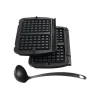Електрогриль Tefal Optigrill+ GC716D12 з насадкою для вафель 2000 Вт Silver (3168430281202)