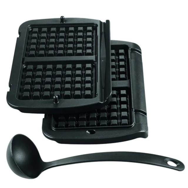Електрогриль Tefal Optigrill+ GC716D12 з насадкою для вафель 2000 Вт Silver (3168430281202)
