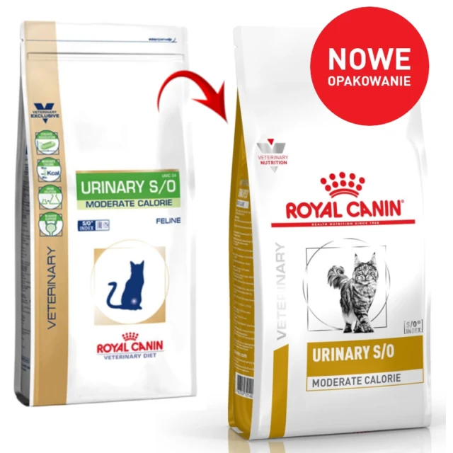 Ветеринарна дієта для котів Royal Canin Urinary S/O Moderate Calorie 9 кг (3182550815475)