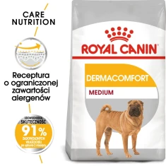 Сухий корм для собак середніх порід Royal Canin з чутливою шкірою CCN Medium Dermacomfort 12 кг (3182550928526)