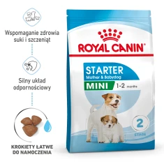 Сухий корм для цуценят дрібних порід Royal Canin і вагітних та годуючих сук Mini Starter Mother & Babydog 8 кг (3182550932691)