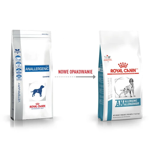 Ветеринарна дієта для собак Royal Canin Anallergenic 3 кг (3182550940580)