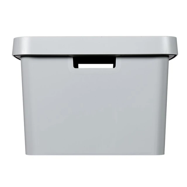 Контейнер для зберігання Curver Infinity з кришкою Grey 45 л (3253921721050)