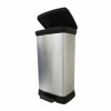 Кошик для сміття з педаллю Curver Silver 50 л (3253922162036)